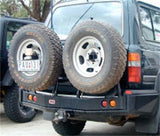 ARB Wheel Carrier Rear Step Towbar RHS Black 80 Series (5711232) - image 1